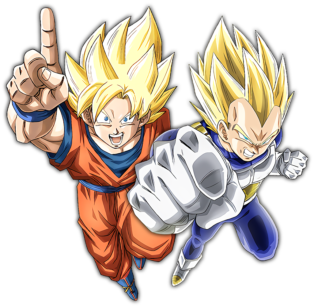 Image - SSJ Goku and Vegeta.png | Dragon Ball Z Dokkan Battle Wikia