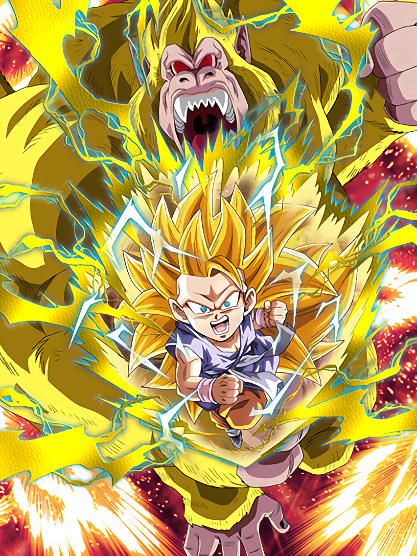 Inklings Of Ultimate Power Super Saiyan 3 Goku Gt Golden Giant