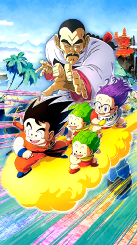 To An Exciting Future Goku Youth Arale Norimaki Dragon Ball