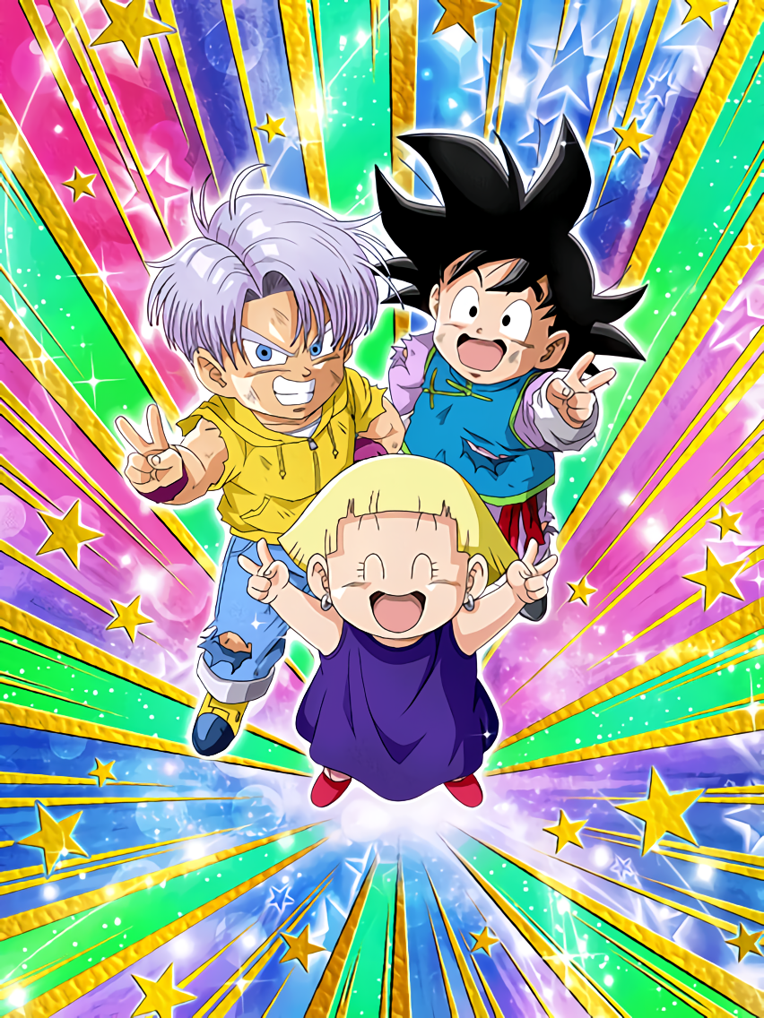 Mission Complete Trunks (Kid) & Goten (Kid) & Marron ...