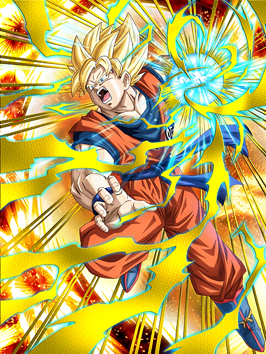Ecstatic Combat Super Saiyan Goku | Dragon Ball Z Dokkan Battle Wikia