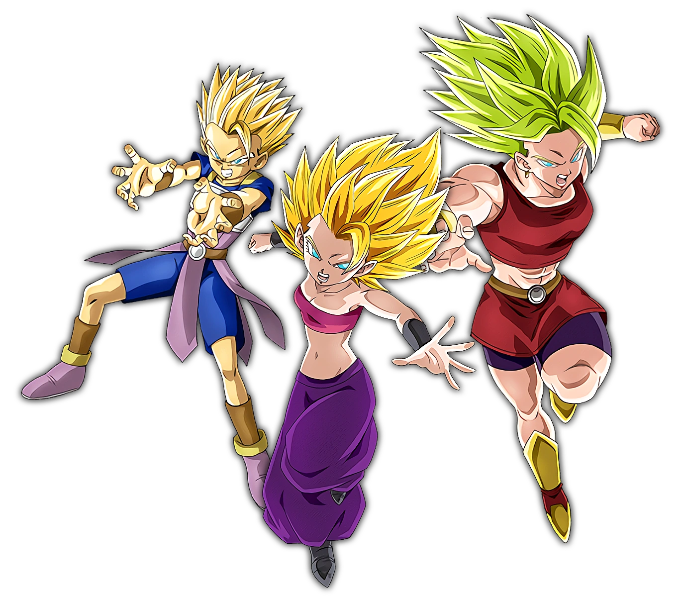 Image SSJ2 Cabba Caulifla Kale.png Dragon Ball Z Dokkan Battle