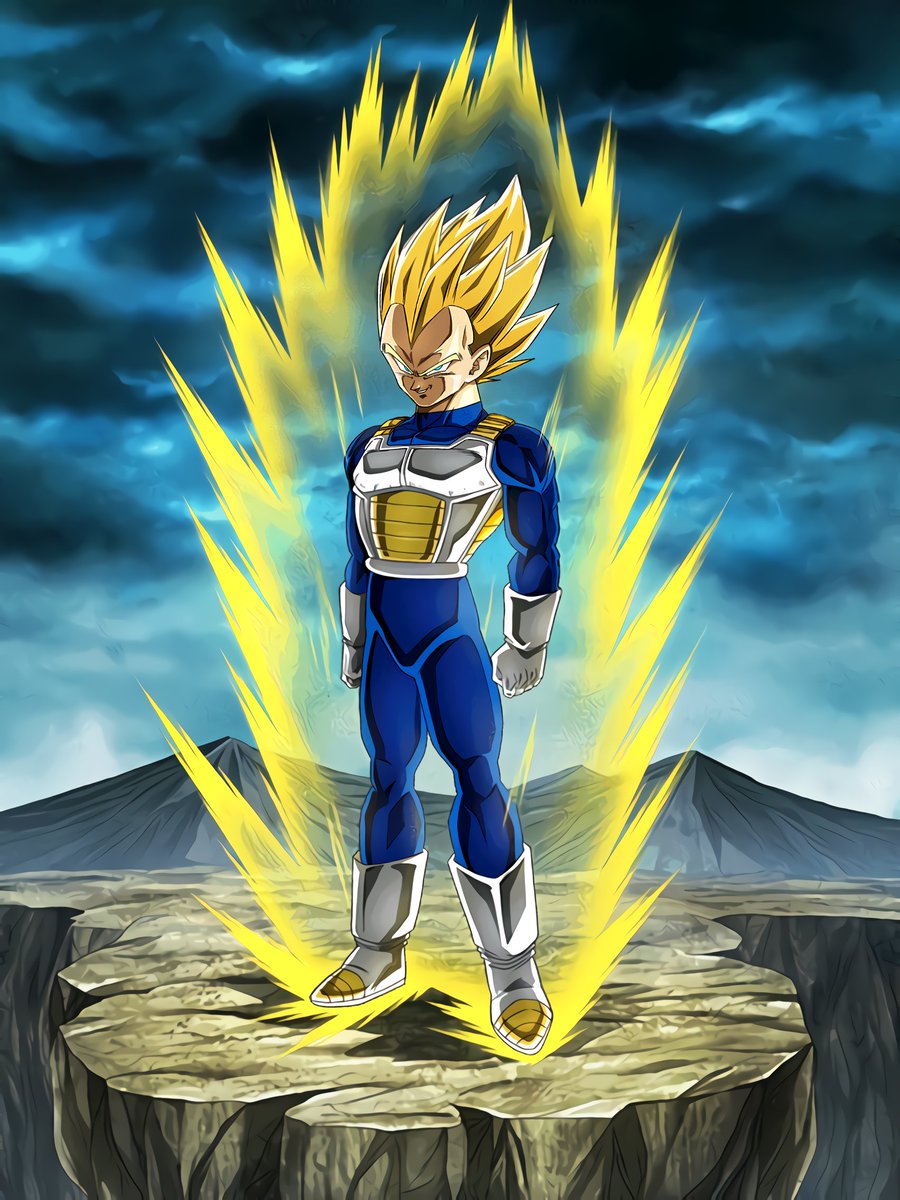 vegeta super saiyan 1 and 2