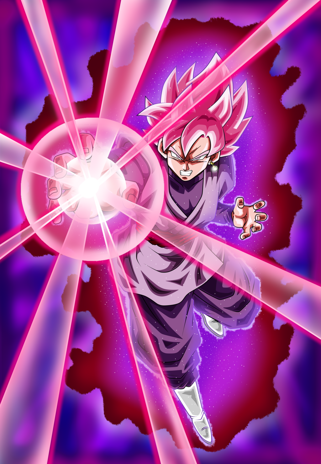 Image - Black goku super saiyan rose poster by nekoar ...