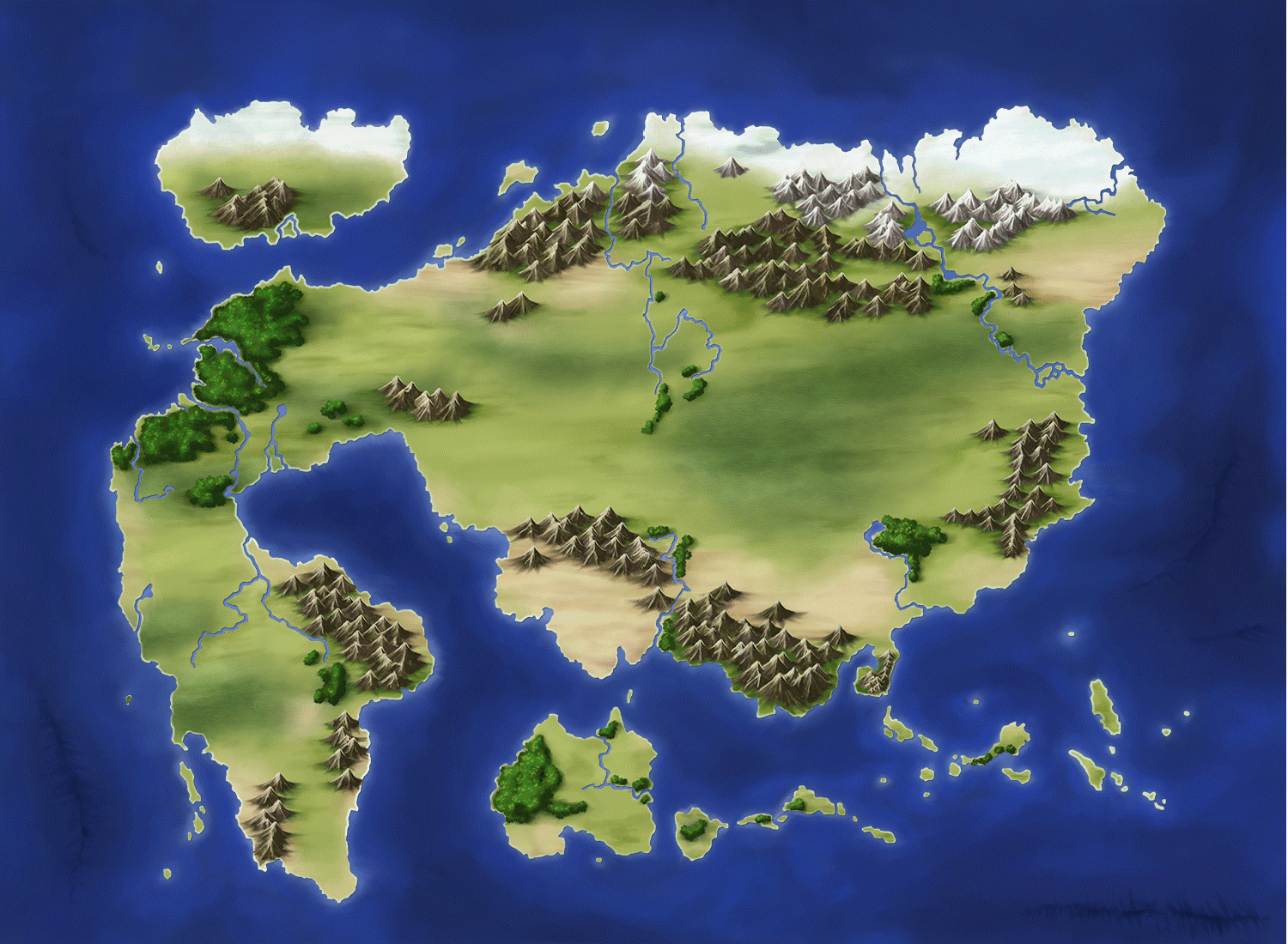 dragon ball world map