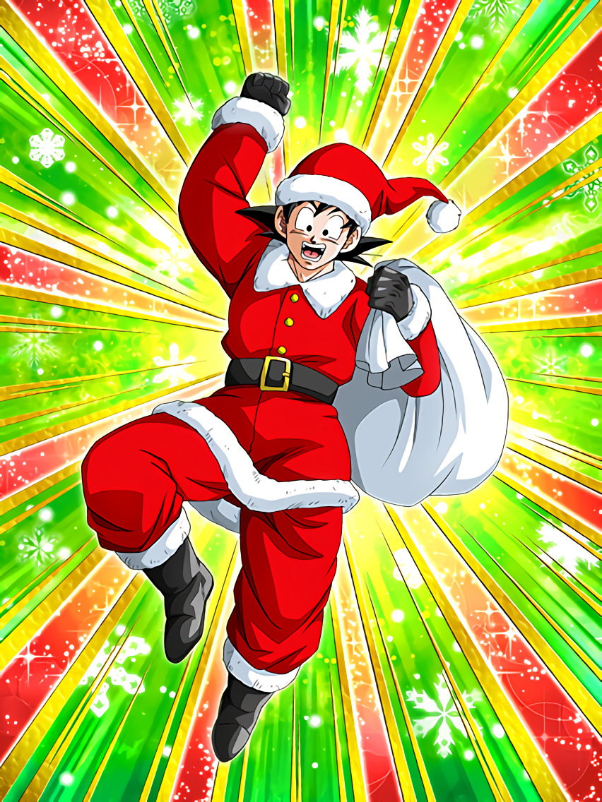 Important Task on Christmas Eve Goku (Santa) Dragon Ball Z Dokkan