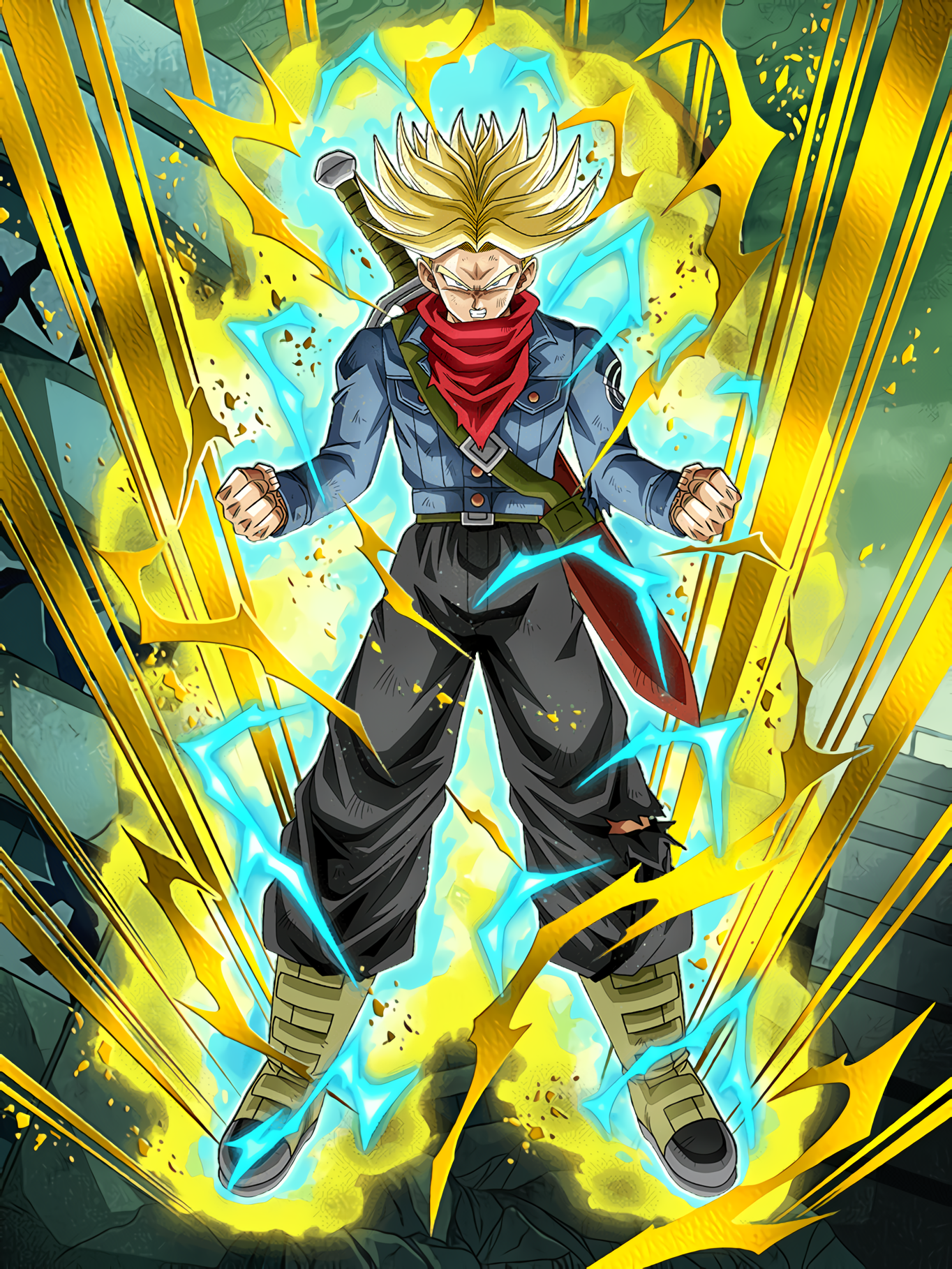 The Future S Last Hope Super Saiyan Trunks Future Dragon Ball