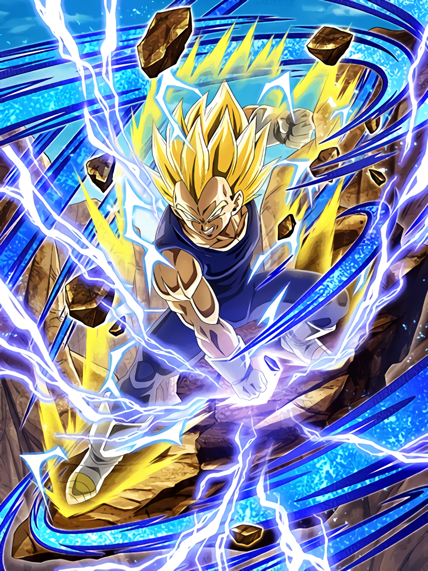 Indomitable Fighting Spirit Super Saiyan 2 Vegeta | Dragon ...