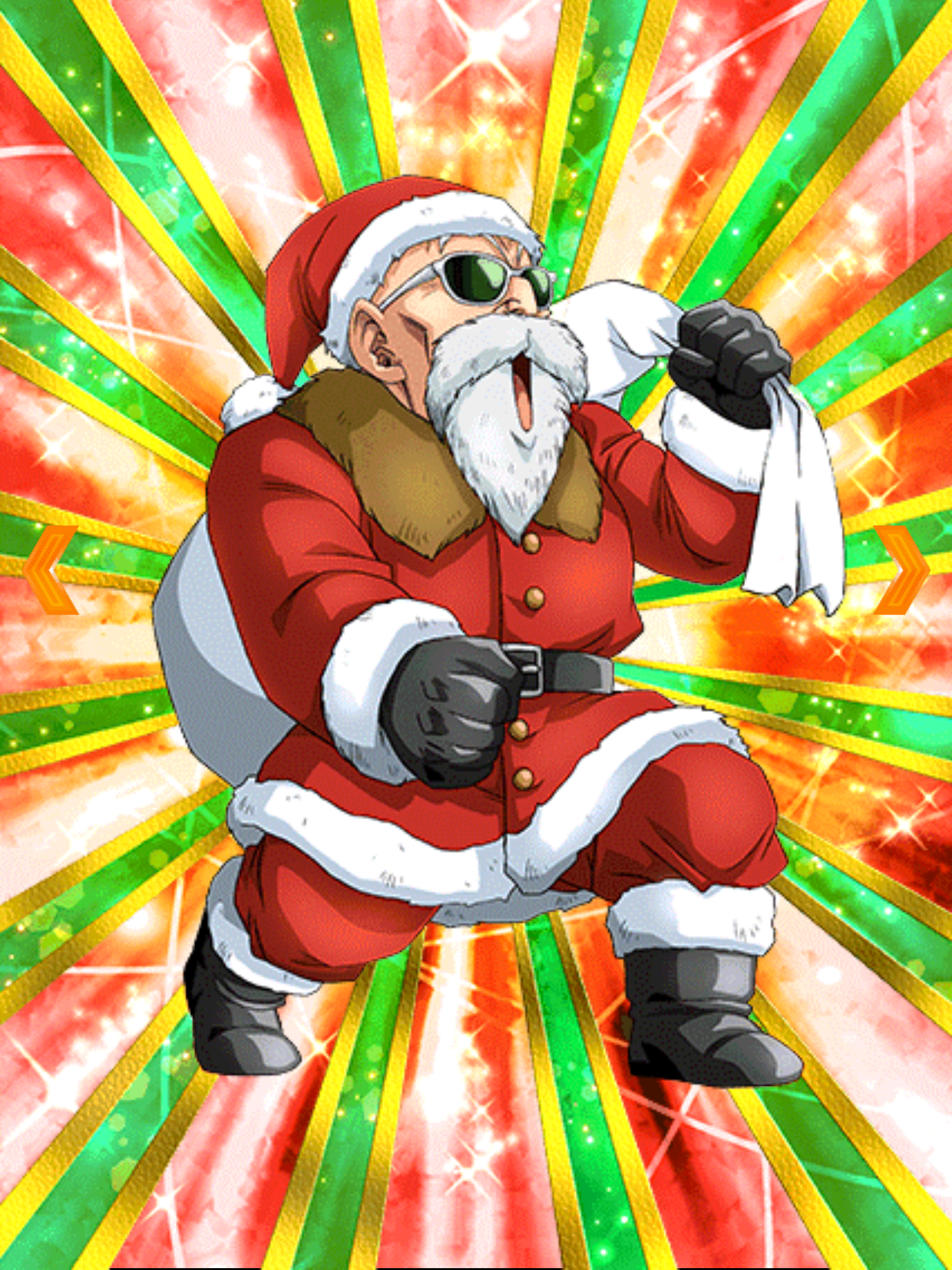 Thrilling Christmas Eve Master Roshi (Santa) | Dragon Ball ...