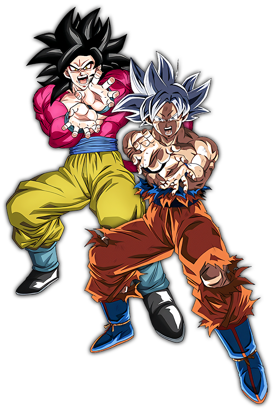 Image - SSJ4 and UI Goku Kamehameha.png | Dragon Ball Z Dokkan Battle