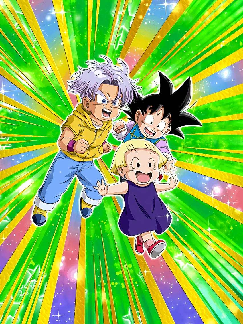 Innocent Protectors Trunks (Kid) & Goten (Kid) & Marron Dragon Ball Z