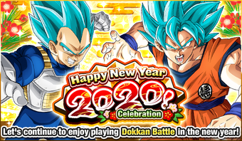 Happy New Year 2020 Celebration Dragon Ball Z Dokkan Battle