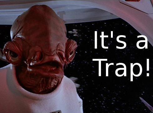 Image result for it's a trap meme