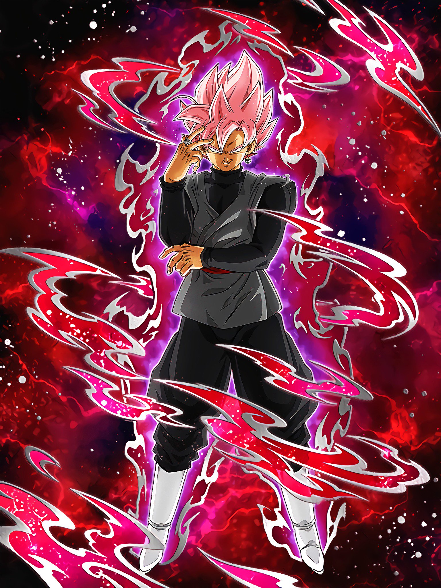 Beautiful Domination Goku Black Super Saiyan Rosé Dragon Ball Z Dokkan Battle Wikia Fandom 5941