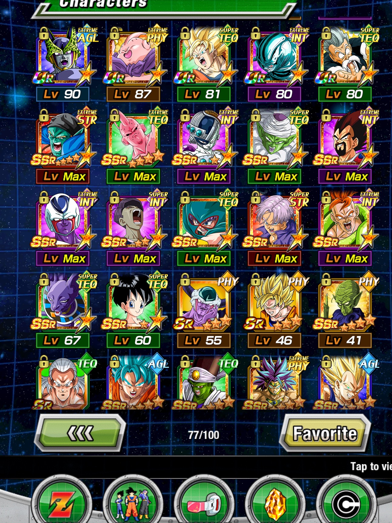 image my character list 2 jpeg dragon ball z dokkan battle wikia