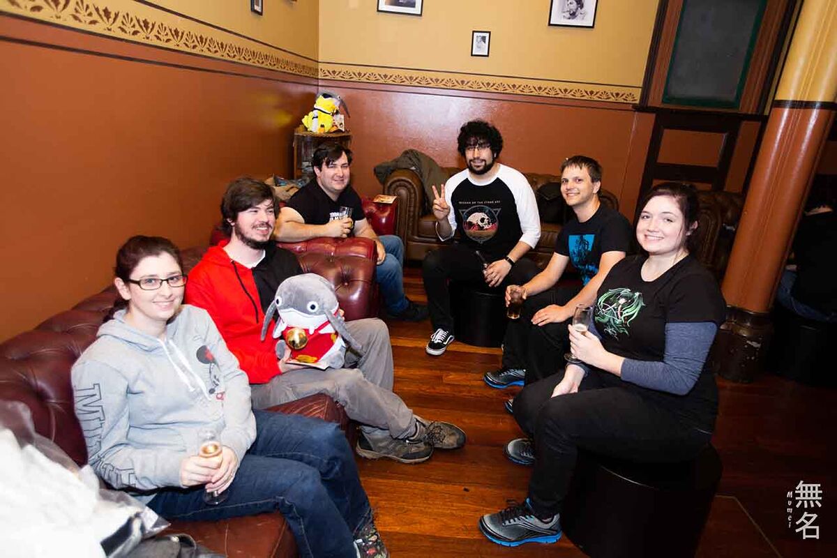 A group of friends at the FANDOM Final Fantasy XIV meetup