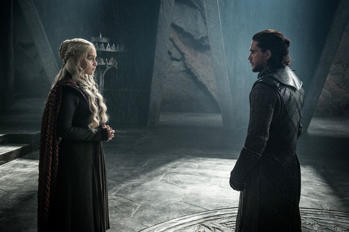 Game of Thrones-Dany and Jon