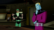 Green Arrow and Brainiac 5