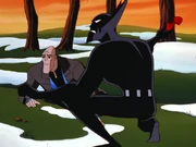 Batman protects Freeze