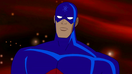 atom dc animated universe fandom powered by wikia atom blue