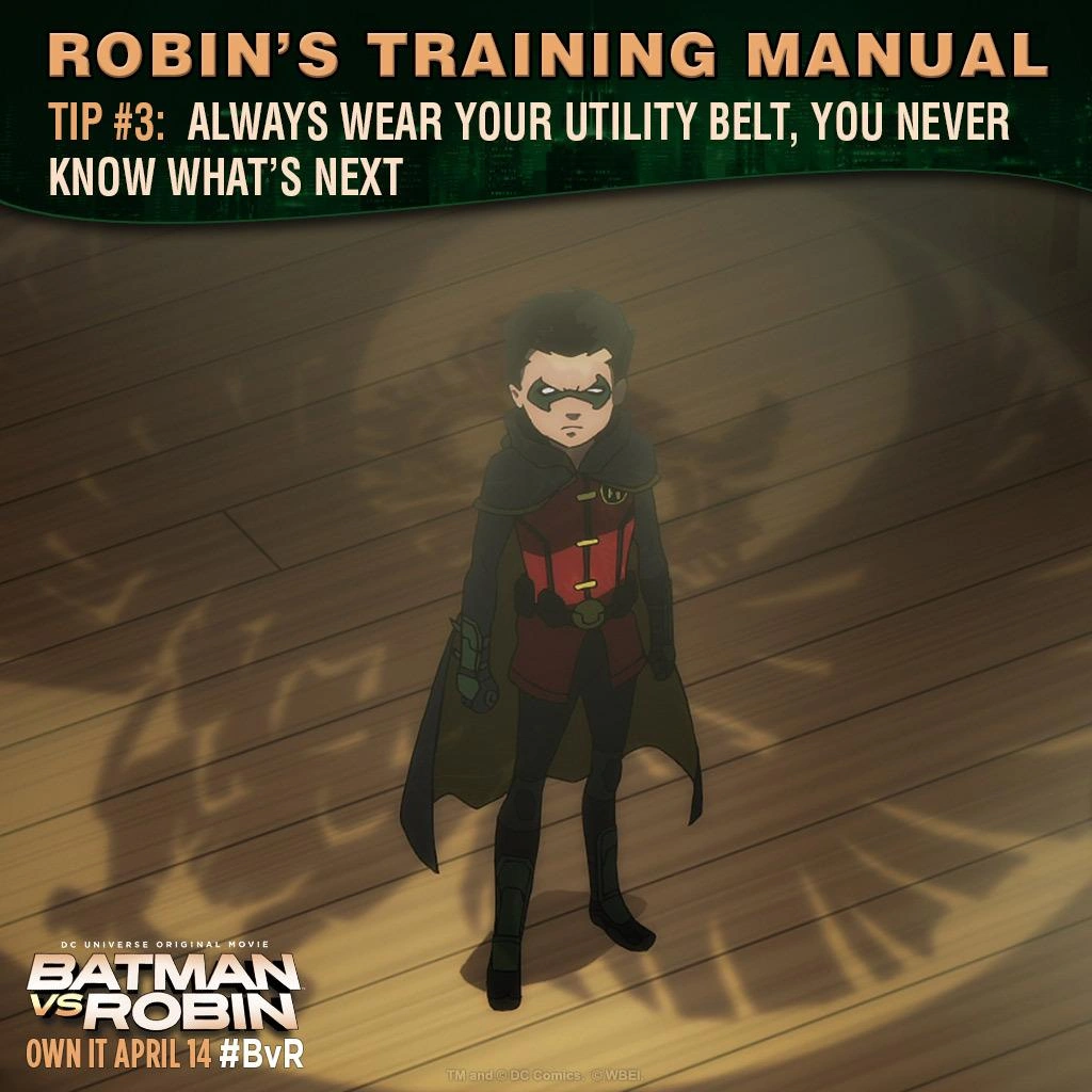 Image Batman vs. Robin Robin's training manual tip 3.png DC