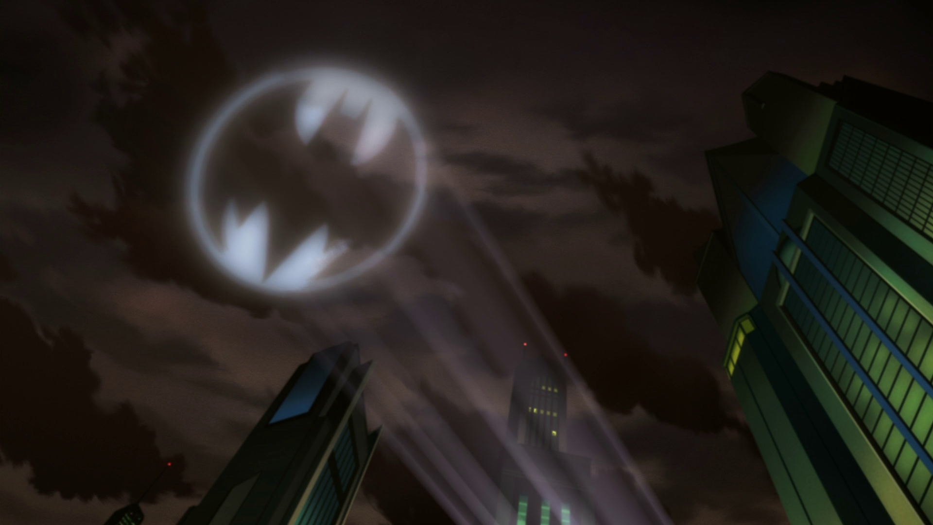 bat signal dc animated