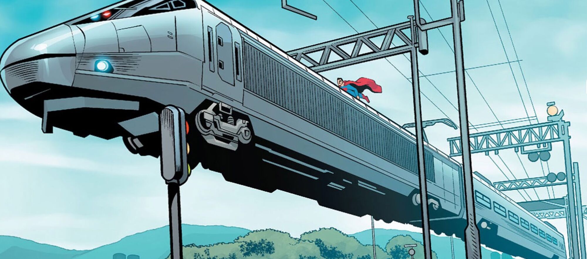 superman train set