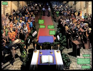 Sue Dibny's Funeral