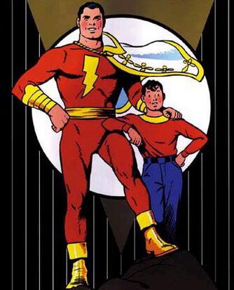 Captain Marvel and Billy Batson