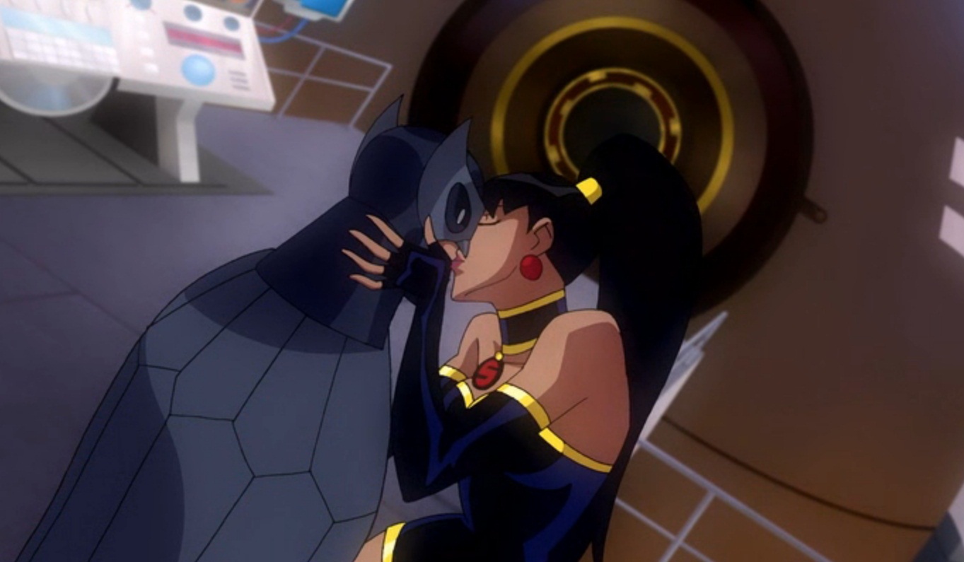 Image Owlman And Superwoman Kiss Dc Movies Wiki Fandom Powered By Wikia 