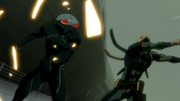 Black Manta and Deathstroke fight (The Flashpoint Paradox) (1)