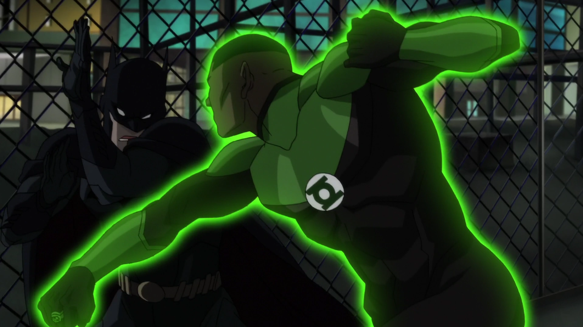 Obraz Green Lantern fight with Batman (war) (4).png DC Wiki