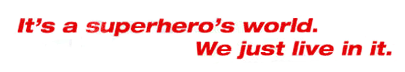 Superhero World Banner