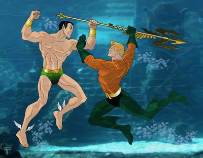 Image result for aquaman vs namor