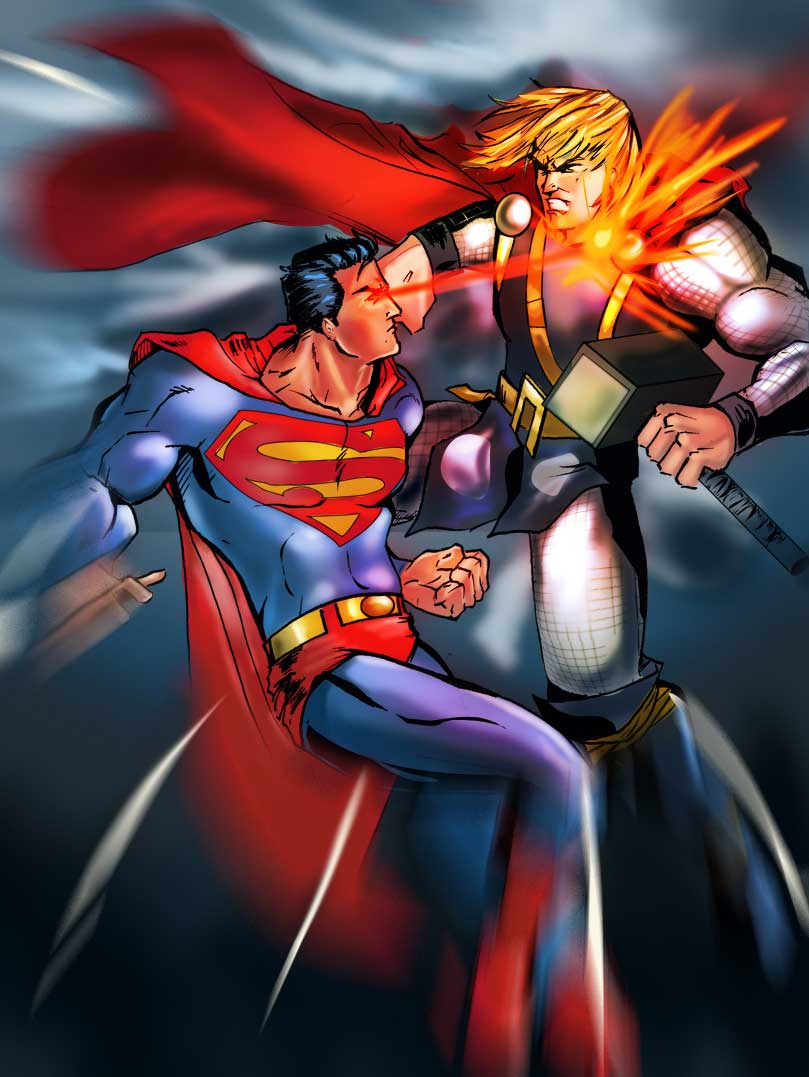 thor vs superman