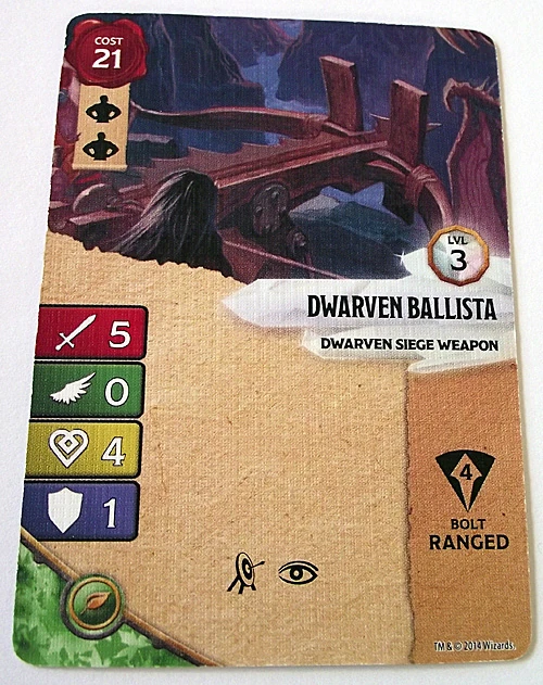 Dwarven Ballista D&D Attack Wing Wiki FANDOM powered by Wikia