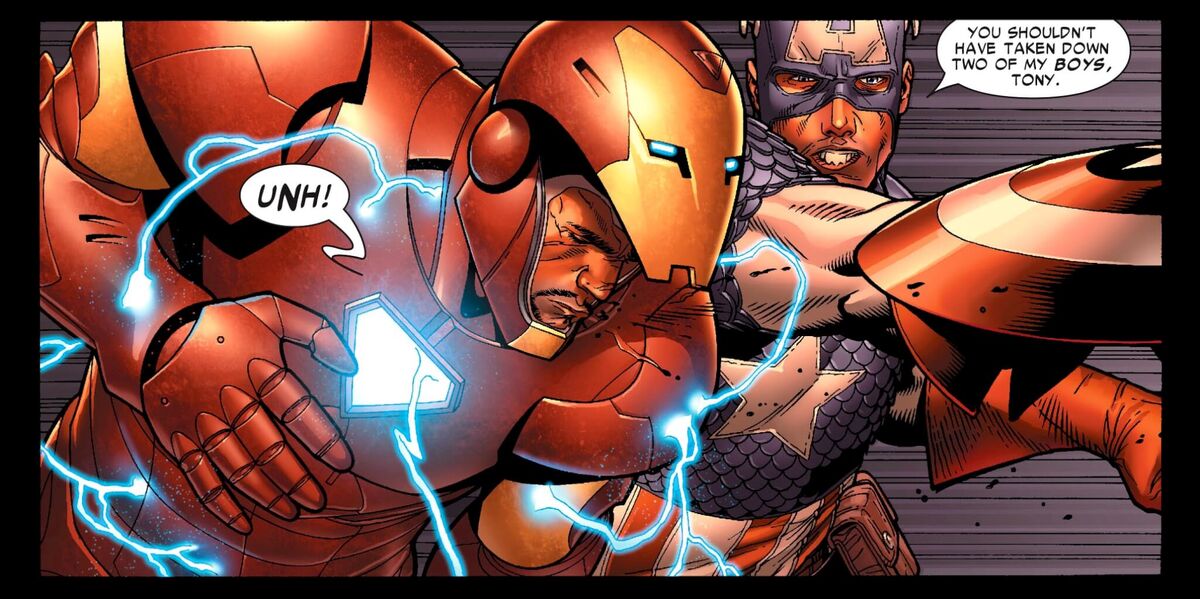 Captain America Iron Man Civil War Shield Slice