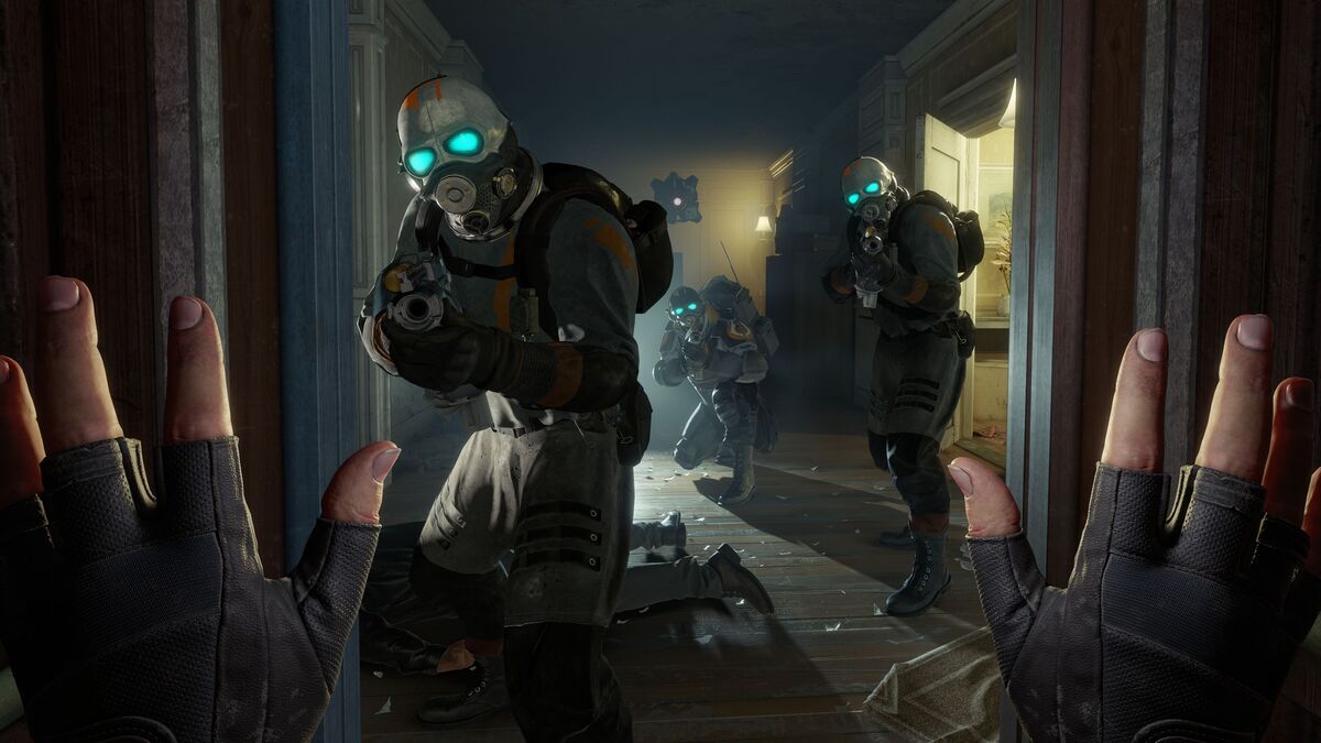Half-Life: Alyx trades in a gravity gun for gravity gloves.