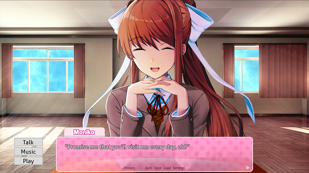 ddlc before story words for monika