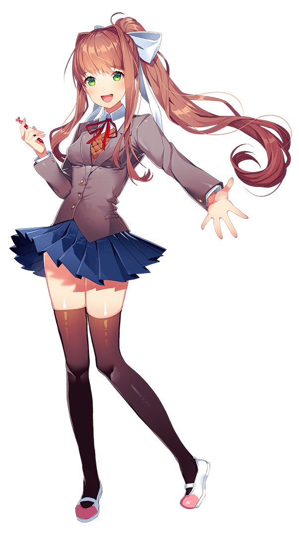 Monika Doki Doki Literature Club Wiki Fandom Powered By Wikia