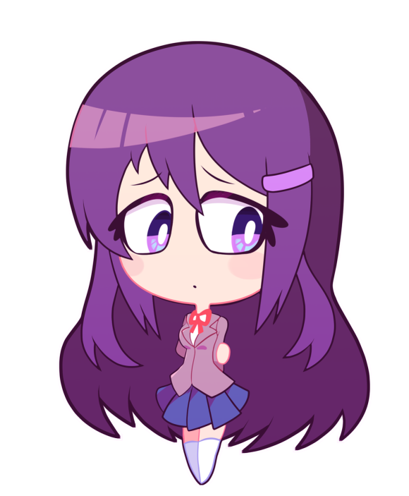 Image - Yuri Chibi.png | Wiki Doki Doki Literature Club ! | FANDOM