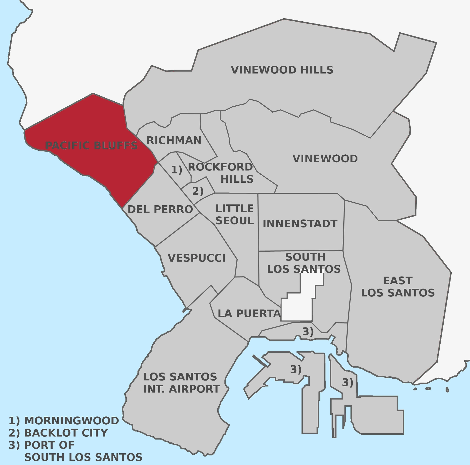 Pacific Bluffs GTA Wiki Fandom