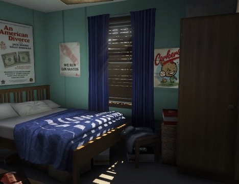 billige schlafzimmer, bild - gta o apartment billig schlafzimmer bett | gta wiki, Design ideen