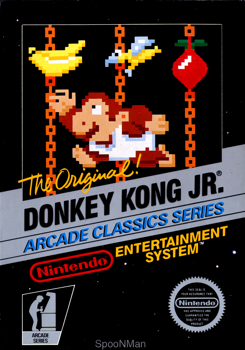 Bild Donkey Kong Jr. NES Cover.PNG Nintendo Wiki FANDOM powered