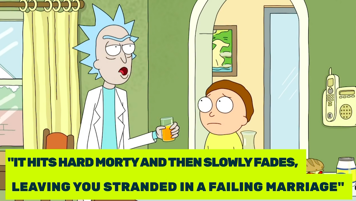 Idk why exactly but this line hit hard for me : r/rickandmorty