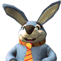 giant stuffed rabbit