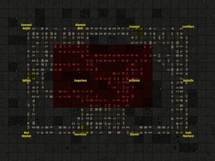 World Map Dead Frontier II Wiki Fandom