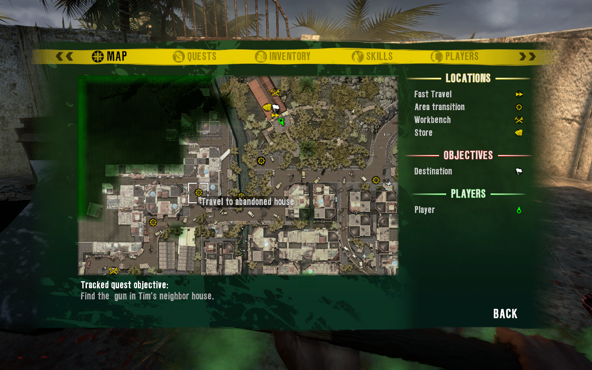 dead island act 2 map dead island act 2 map