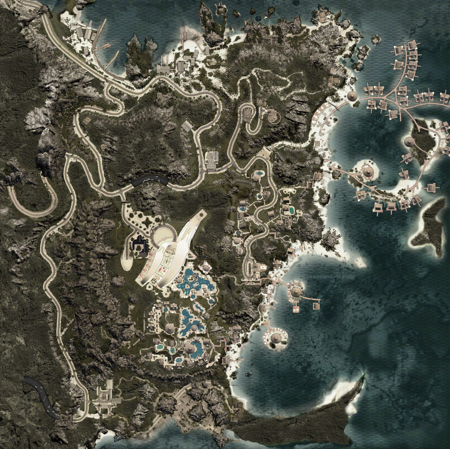 dead island riptide map Resort Map Dead Island Wiki Fandom dead island riptide map