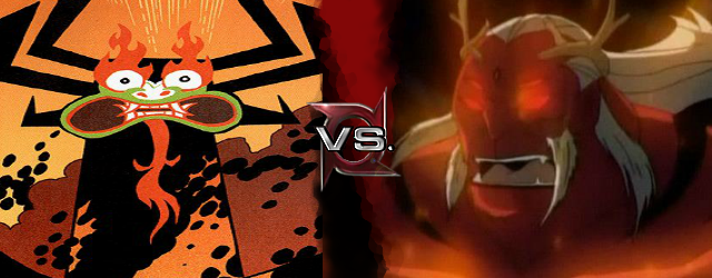 user blog godkombat21 aku vs trigon deadliest fiction wiki aku in human form